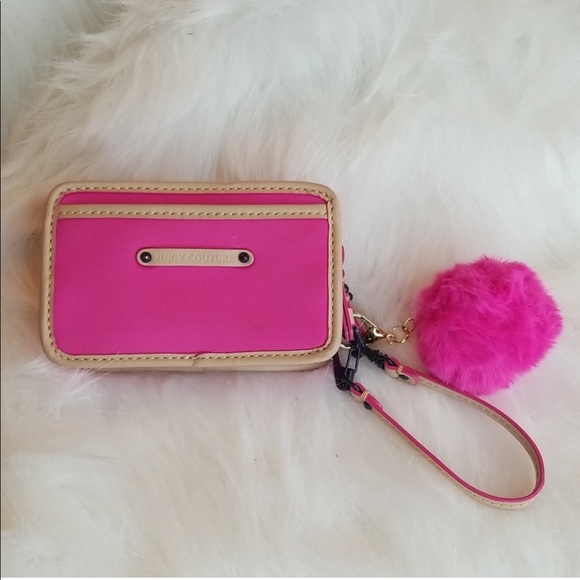 Juicy Couture Handbags - Hot Pink Juicy Couture Wristlet - New Without Tags